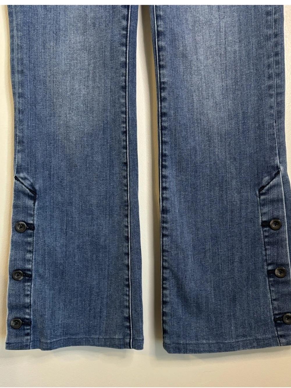Anthropologie Pilcro Blue Flare-Wide Leg Denim Jeans - Picture 5 of 10